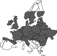 Brown Long-eared European distribution